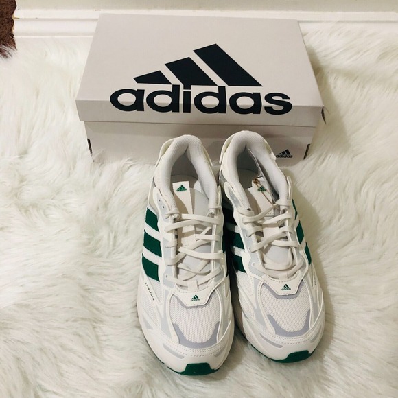 Adidas Spiritain 2000 Mens 9 White Green Grey Running Shoes GZ9582 New in‎ Box main image 4